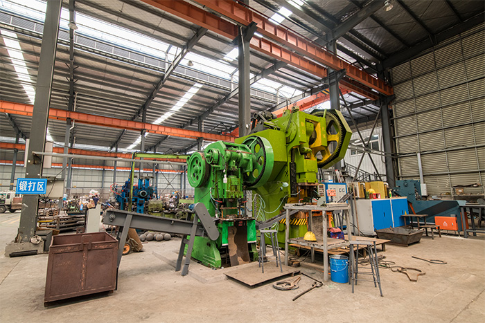 禹州网架配件-锥头加工车间